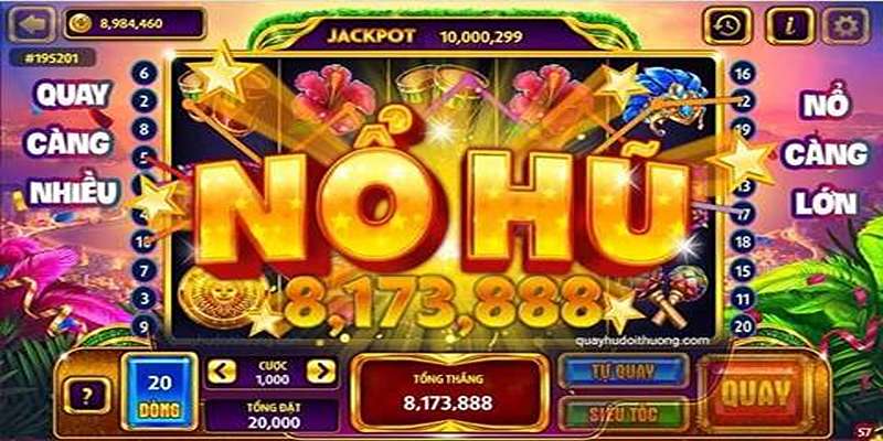 Hiệu ứng nổ hũ và vòng quay trúng lớn trong Mạc Chược Slot